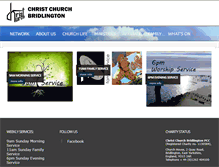 Tablet Screenshot of christchurchbridlington.com